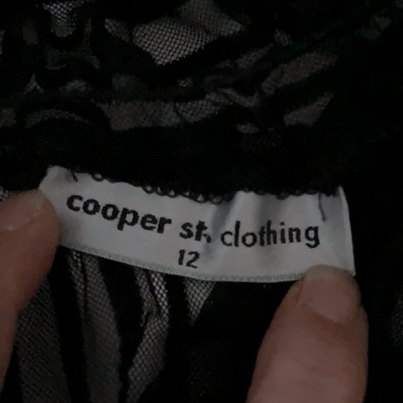 Sheer striped long sleeve Top by COOPER STREET - Picture 7 of 8